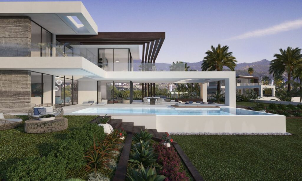 SeaView Villa Concept in Estepona, Spain with Panoramic View