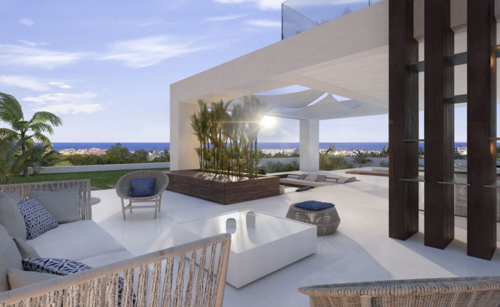 SeaView Villa Concept in Estepona, Spain with Panoramic View