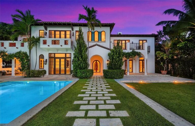 Spanish-style Estate with Breathtaking Bay Views, Private Oasis, and Impeccable Details
