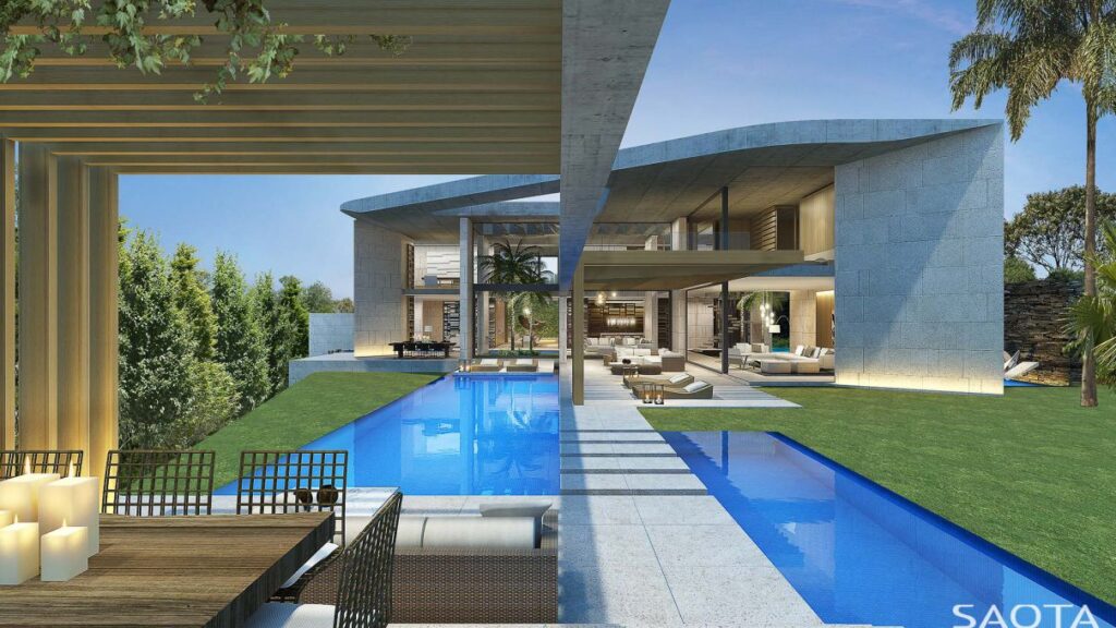 Villa Design Concept in Casablanca, Morocco by SAOTA