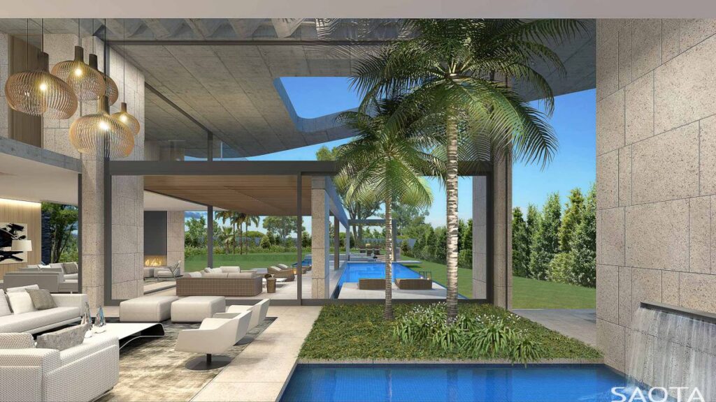 Villa Design Concept in Casablanca, Morocco by SAOTA