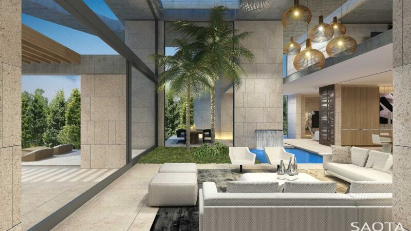 Villa Design Concept in Casablanca, Morocco by SAOTA