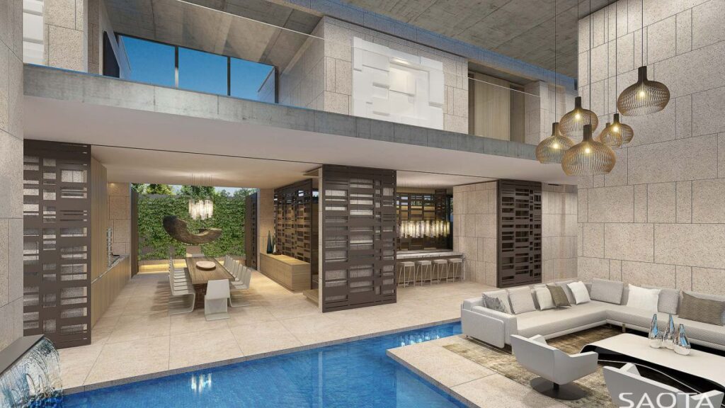 Villa Design Concept in Casablanca, Morocco by SAOTA