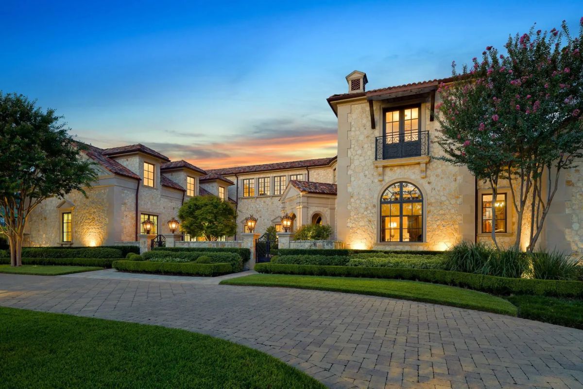 An Exquisite Mediterraneanstyle Dallas Home for Sale at 6.3 Million