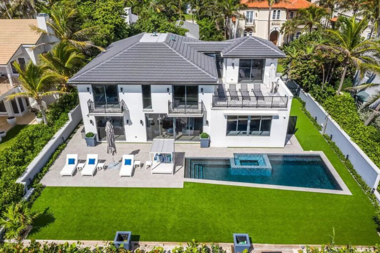 Completely Rebuilt Modern Ocean Ridge Home for Sale at $9.2 Million