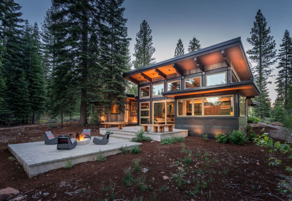 Green House in Martis Camp by Ryan Group Architects