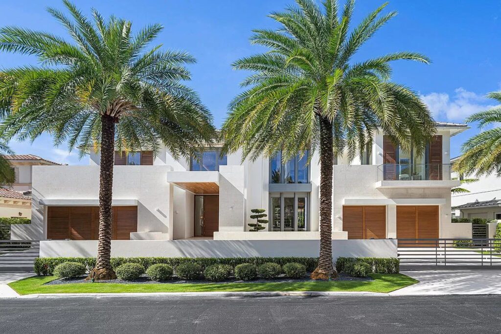 Italian-inspired Waterfront Home in Boca Raton for Sale