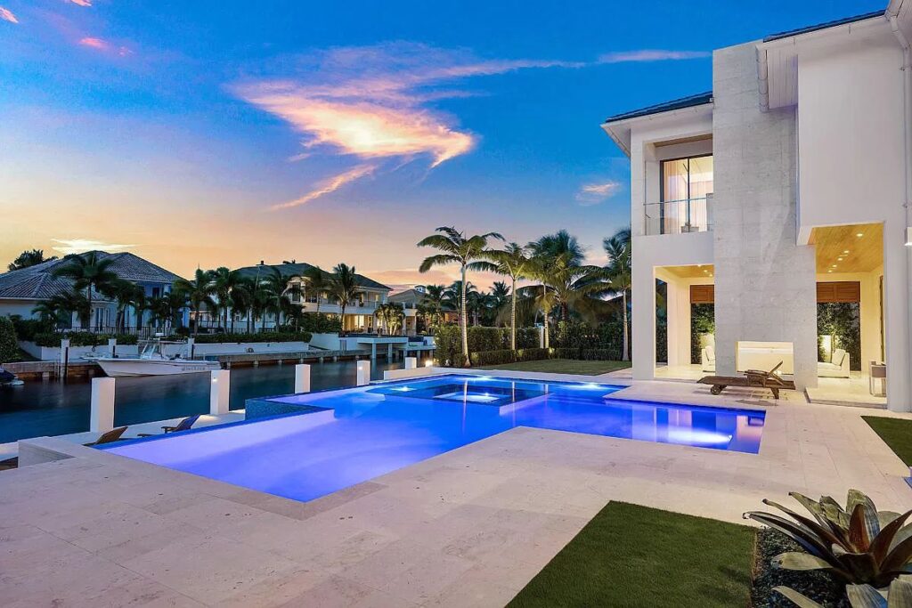 Italian-inspired Waterfront Home in Boca Raton for Sale