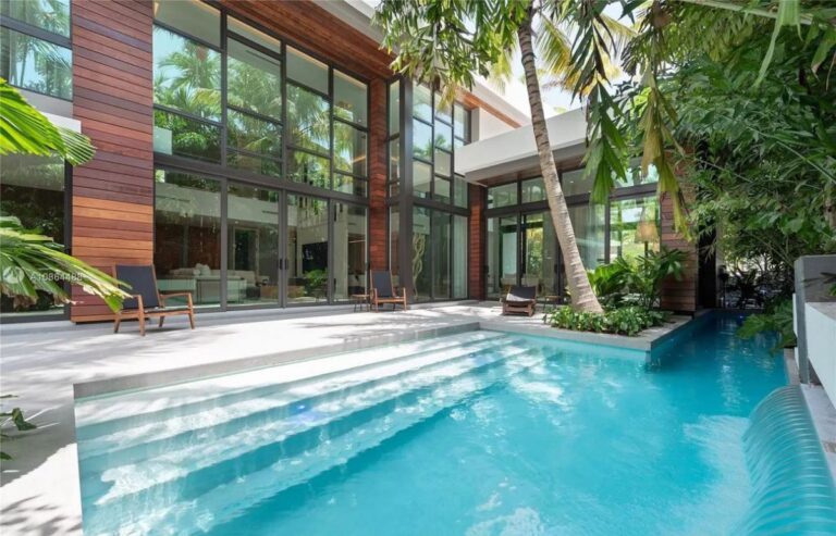 $6 Million Modern Home in Miami for Sale offers Tropical Paradise