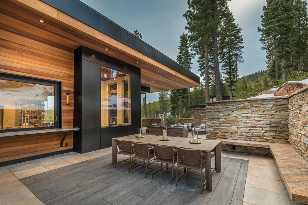 Mountain Home on Martis Camp Lot 581 by Kelly and Stone Architects