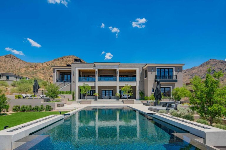 Sleek Arizona Home in the Upper Canyon of Silverleaf Asking $15.6 Million