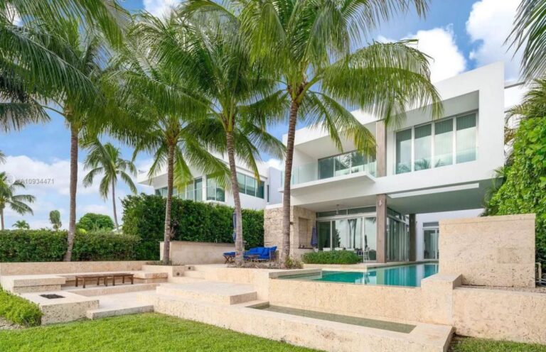$5.675 Million Surfside Home for Sale on Peaceful Isle of Biscaya