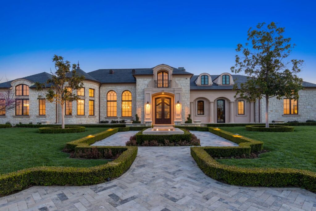 World Class French Modern Hidden Hills Home for Sale