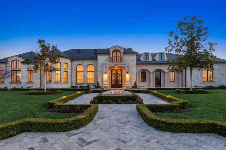 World Class French Modern Hidden Hills Home for Sale at $12.495 Million