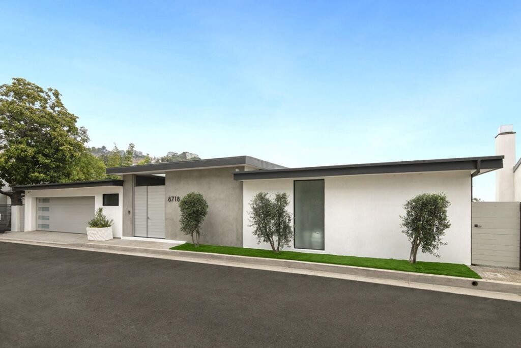 A Renovated Contemporary Hollywood Hills House for Sale
