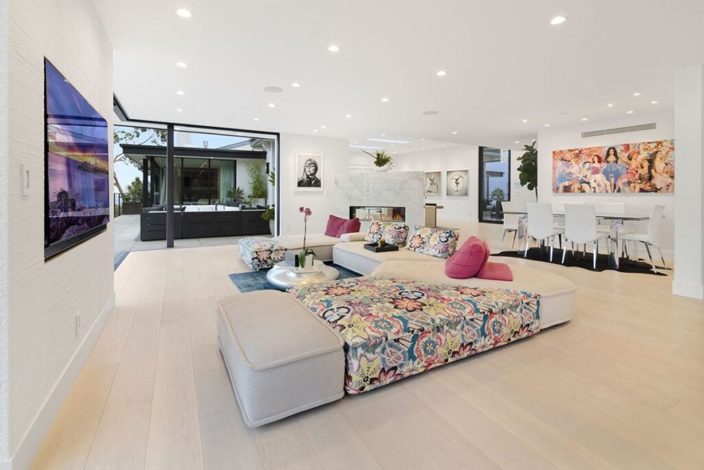 A Renovated Contemporary Hollywood Hills House for Sale