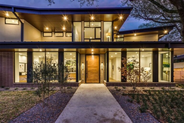 A Thoughtfully Designed House in Dallas for Sale at 3,325,000