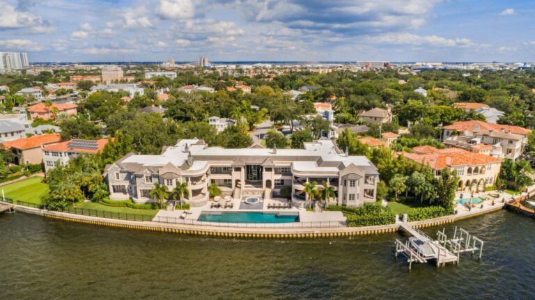 Unparalleled Waterfront Estate on Davis Islands offers An Unparalleled Living Experience