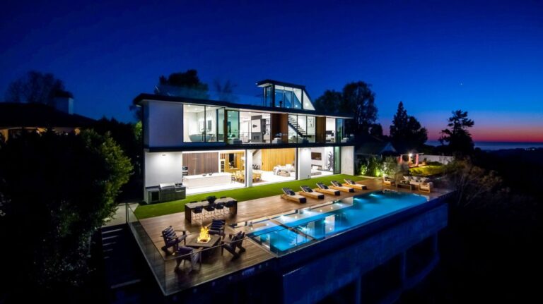 $7.995 Million Magnificent Modern Home for Sale in Bel Air, Los Angeles