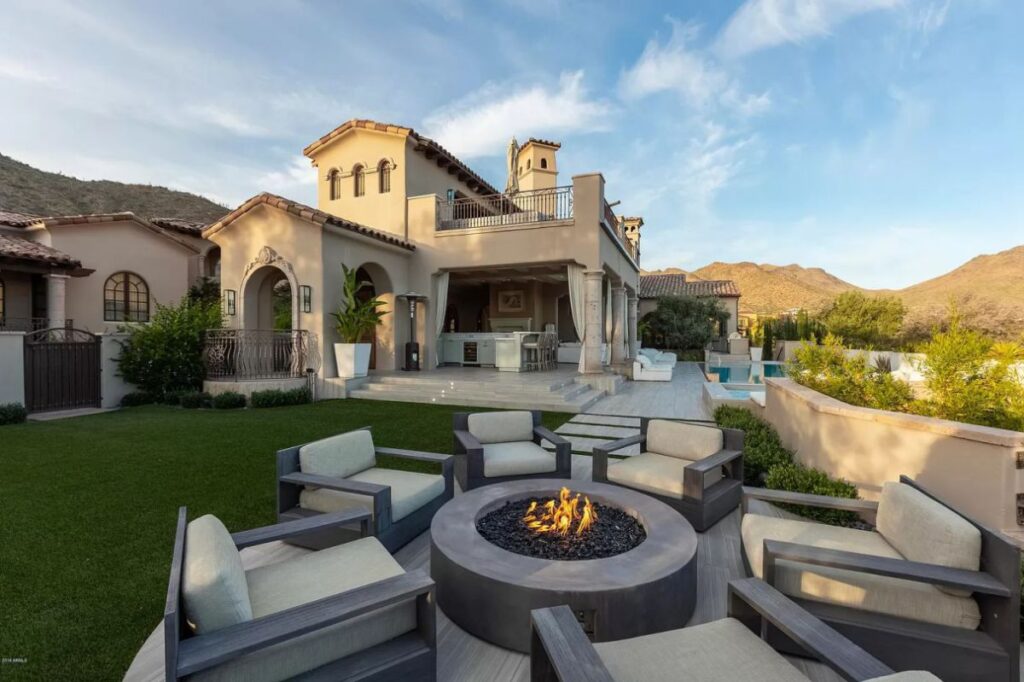 Scottsdale Home for Sale at $7,500,000 offers Mountain and City views