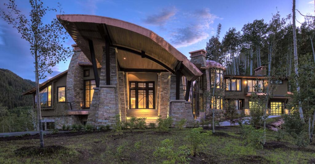 Utah Mountain Home Design by Upwall Design Architects