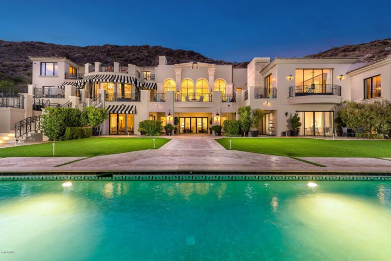 A Sophisticated Resort-like Home with 180-degree views of Camelback ...