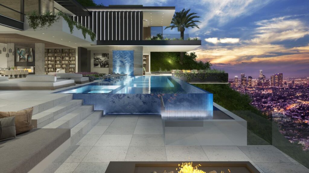 Amazing Design Concept of Sunset Plaza Mansion by CLR Design Group
