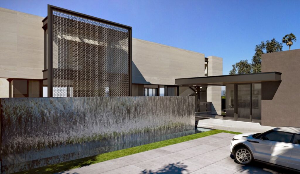 An Architectural Concept of Beverly Hill Mansion by McClean Design