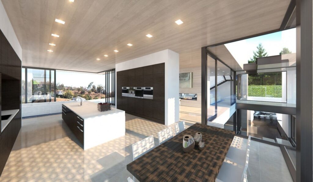 An Architectural Concept of Beverly Hill Mansion by McClean Design