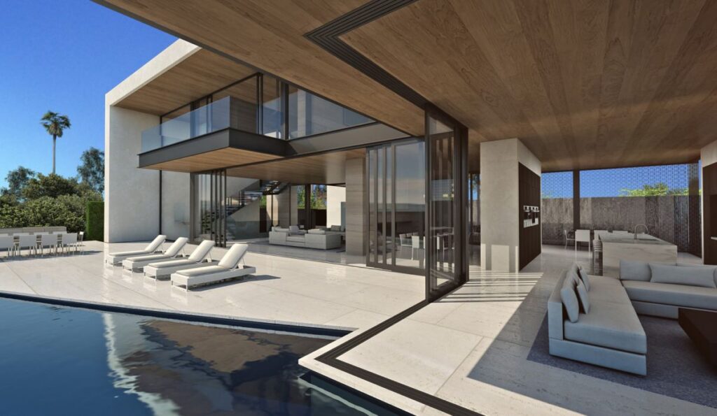 An Architectural Concept of Beverly Hill Mansion by McClean Design