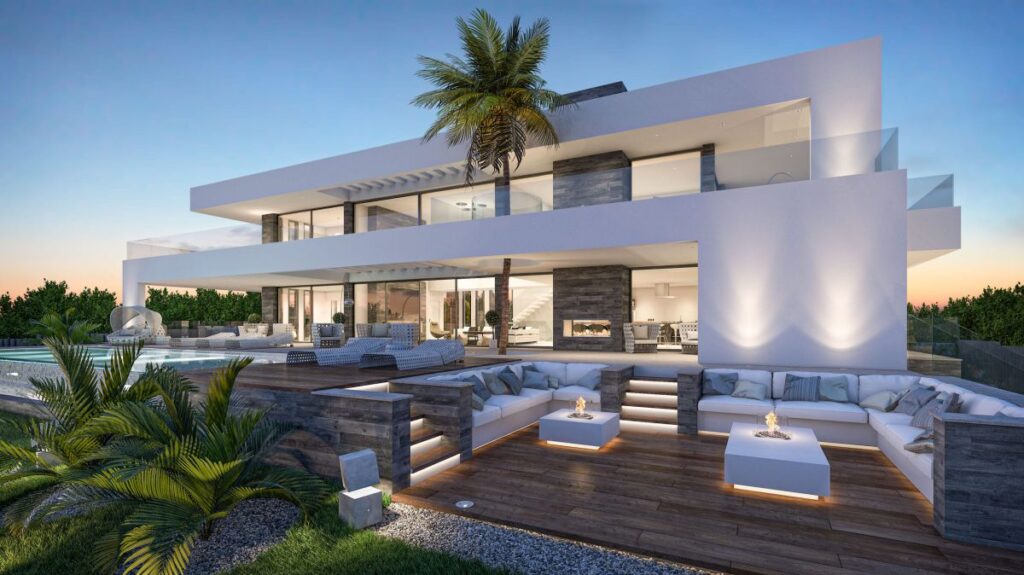 Architecture Concept of Modern Villa Los Flamingos 94 in Spain