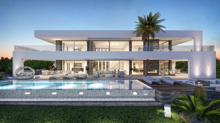 Architecture Concept of Modern Villa Los Flamingos 94 in Spain