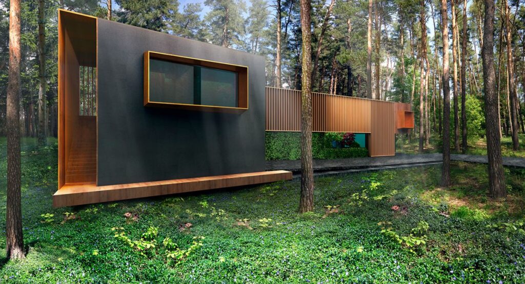 Conceptual Design of House in Moscow by Alexander Zhidkov Architect