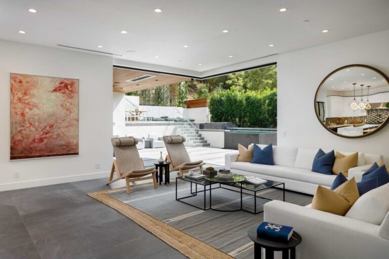 New Contemporary Architectural Home for Sale in Encino at $5,795,000