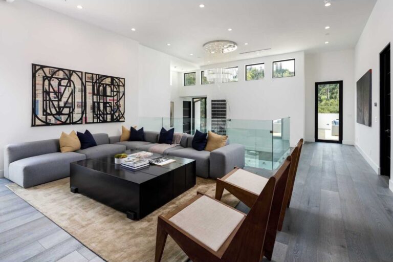 New Contemporary Architectural Home for Sale in Encino at $5,795,000