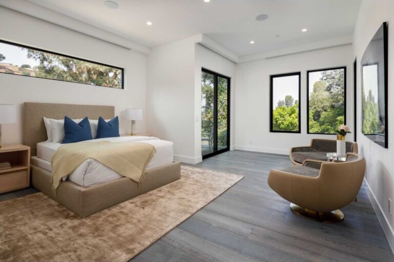 New Contemporary Architectural Home for Sale in Encino at $5,795,000