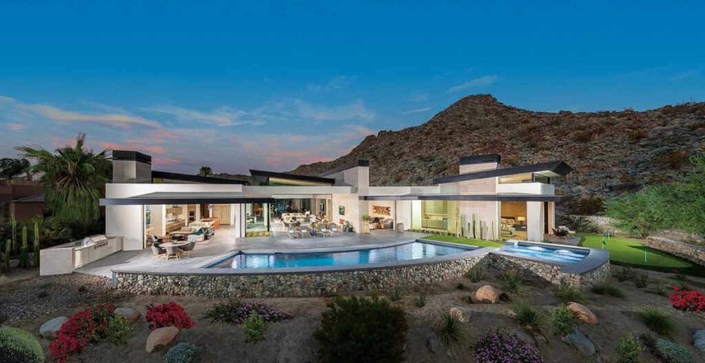 Premier Bighorn Canyons Home for Sale in Palm Desert at 10,950,000