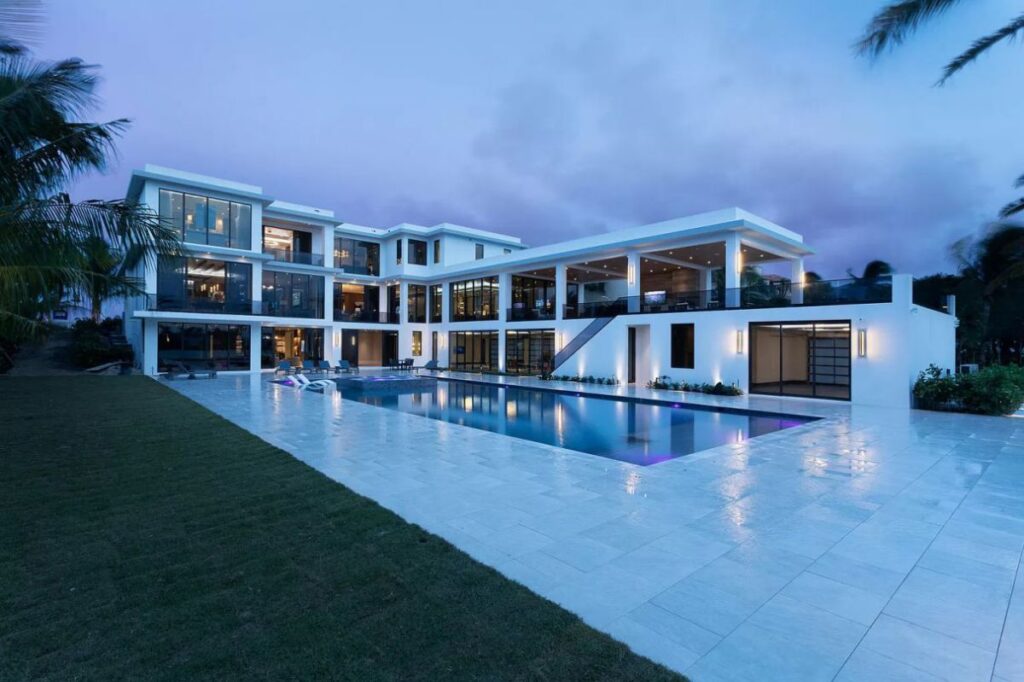 Sensational New Lantana Mansion in Florida for Sale