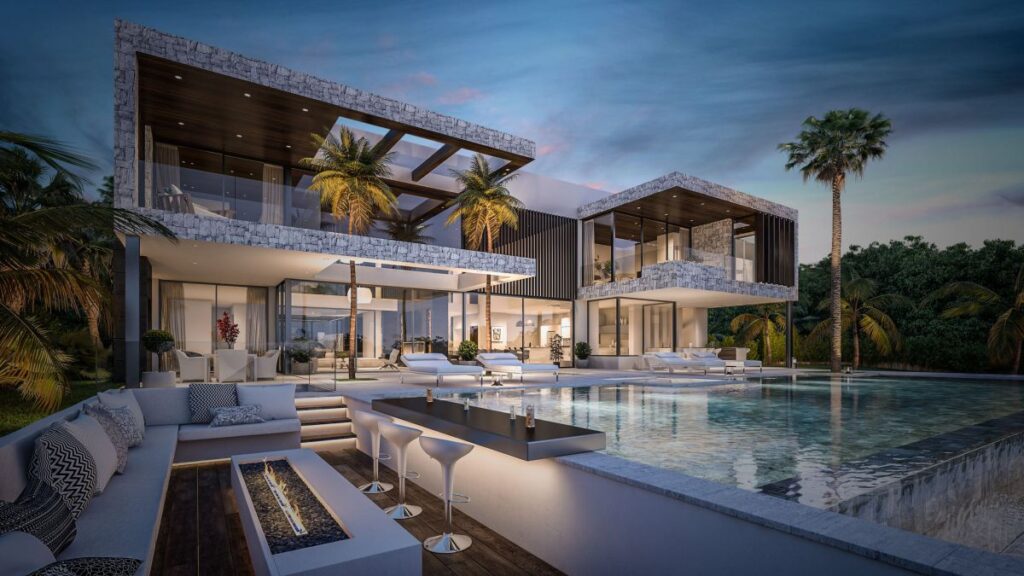 Spectacular Design Concept of Incredible Modern Villa California in Spain