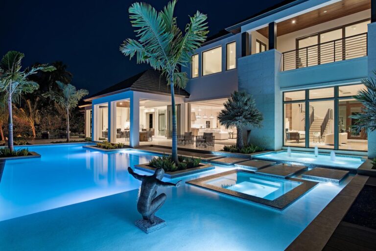 Sublime Coastal Contemporary House in Naples for Sale at $17,900,000