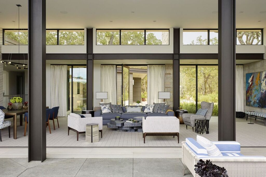 The California Residence is a masterpiece has a clear aesthetic vision for sustainability and design now available for sale. This California Residence located at 3 Redberry Rdg, Portola Valley, California; offering 5 bedrooms and 7 bathrooms with over 10,000 square feet of living spaces.