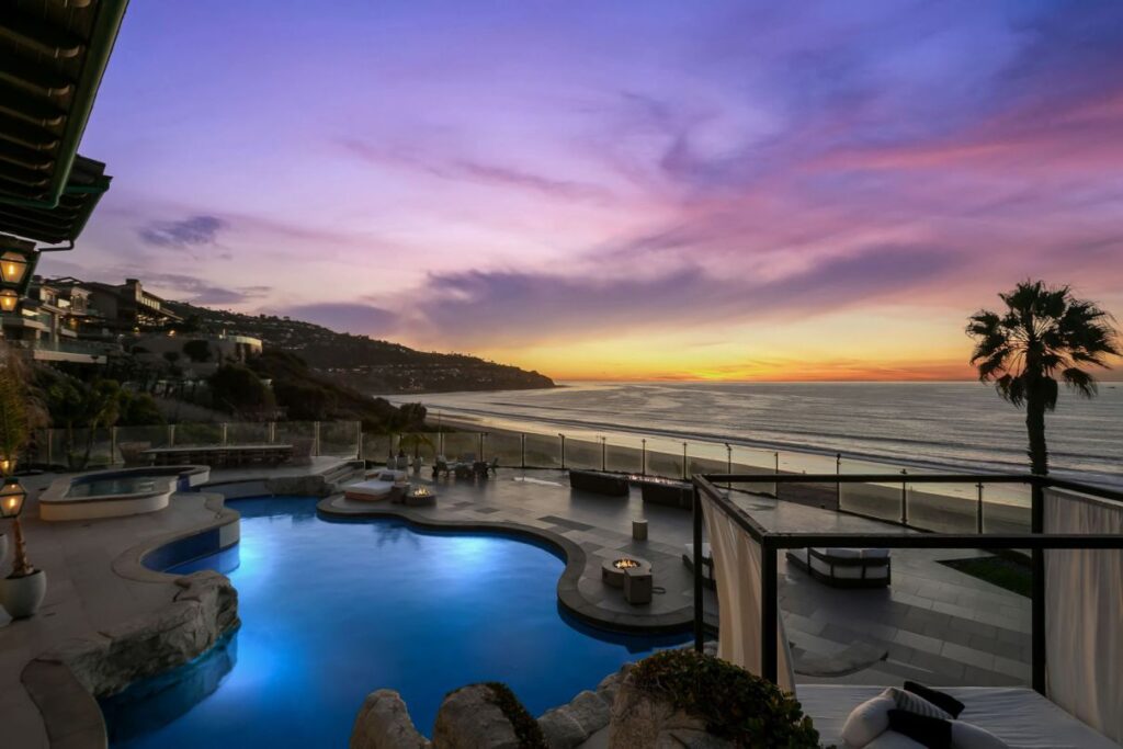 The California Mansion is a massive oceanfront property with expansive panoramic ocean views from every vantage point now available for sale. This mansion located at 417 Paseo De La Playa, Redondo Beach, California; offering 10 bedrooms and 15 bathrooms with over 15,700 square feet of living spaces.