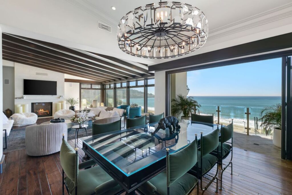 The California Mansion is a massive oceanfront property with expansive panoramic ocean views from every vantage point now available for sale. This mansion located at 417 Paseo De La Playa, Redondo Beach, California; offering 10 bedrooms and 15 bathrooms with over 15,700 square feet of living spaces.