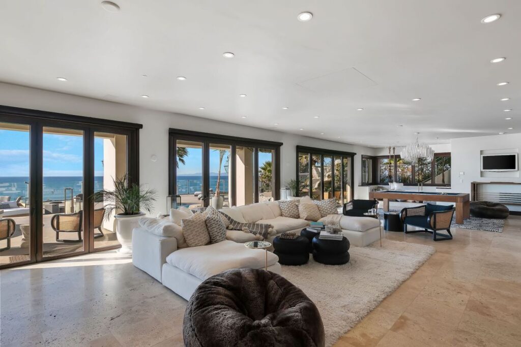 The California Mansion is a massive oceanfront property with expansive panoramic ocean views from every vantage point now available for sale. This mansion located at 417 Paseo De La Playa, Redondo Beach, California; offering 10 bedrooms and 15 bathrooms with over 15,700 square feet of living spaces.