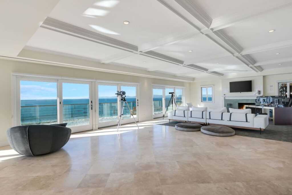 The California Mansion is a massive oceanfront property with expansive panoramic ocean views from every vantage point now available for sale. This mansion located at 417 Paseo De La Playa, Redondo Beach, California; offering 10 bedrooms and 15 bathrooms with over 15,700 square feet of living spaces.