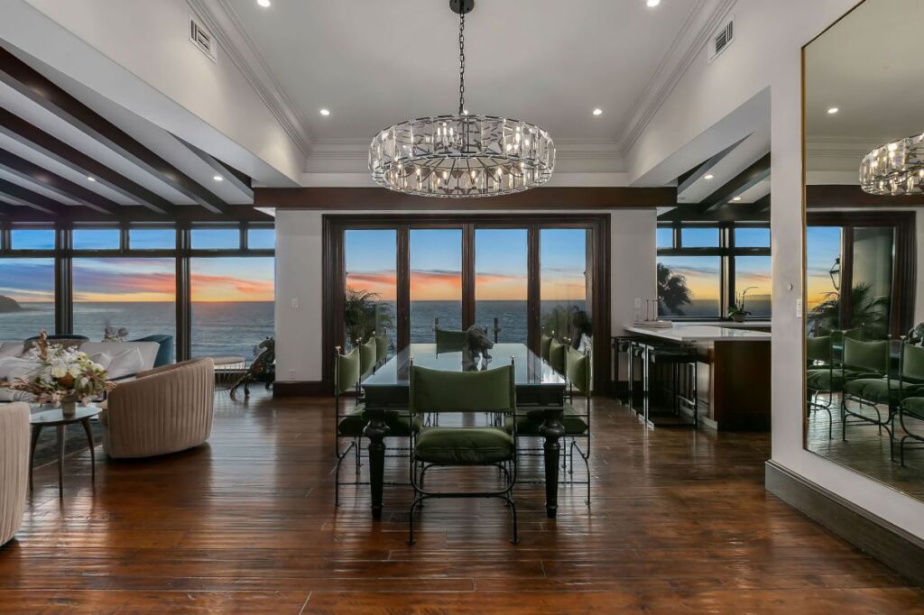 The California Mansion is a massive oceanfront property with expansive panoramic ocean views from every vantage point now available for sale. This mansion located at 417 Paseo De La Playa, Redondo Beach, California; offering 10 bedrooms and 15 bathrooms with over 15,700 square feet of living spaces.