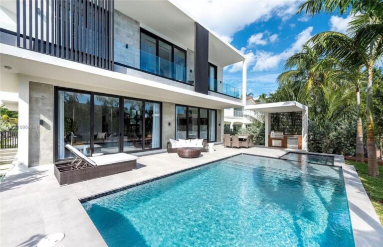 $5,950,000 Brand New Miami Beach Home with Open Floor  hits Market