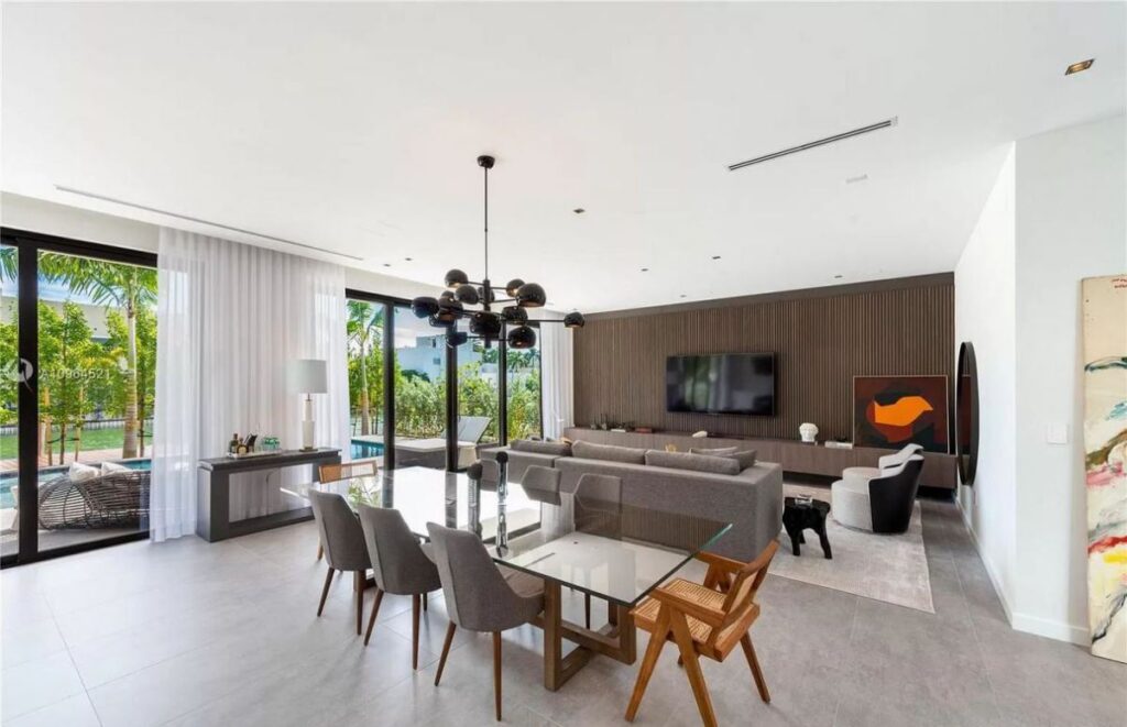 Brand New Miami Beach Home with Open Floor  hits Market 
