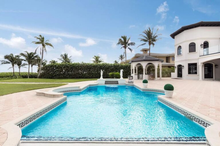 A 10,950,000 Captivating Beachfront Home for Sale in Stuart, Florida