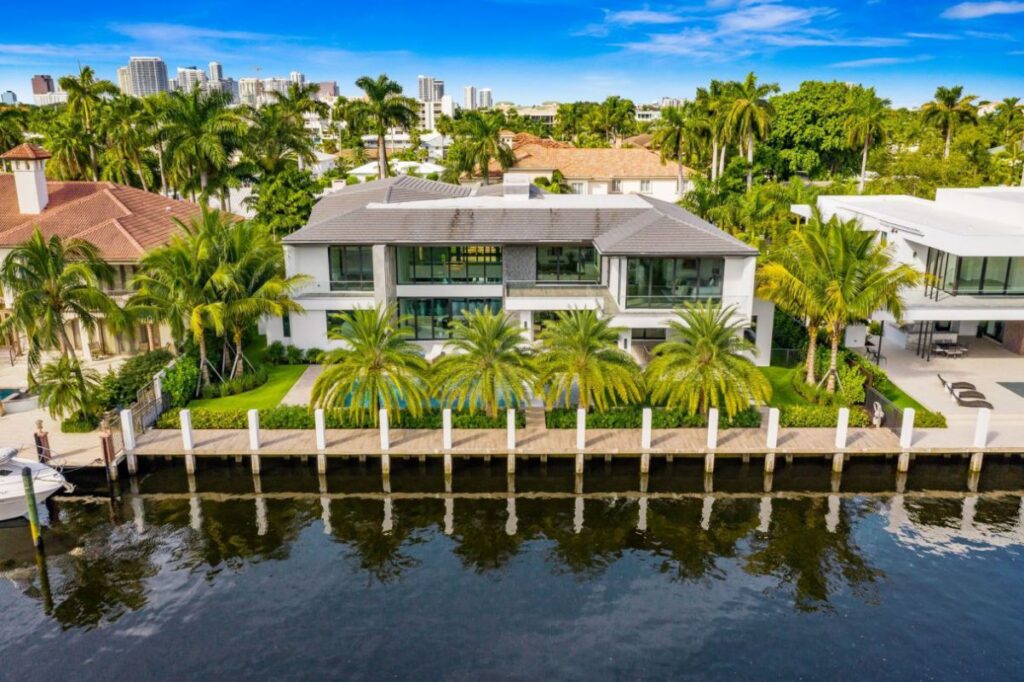 A $8,937,500 Fort Lauderdale Home offering a Private Resort Style